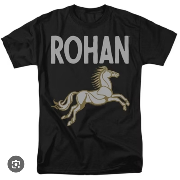 Other - Black Rohan T-Shirt with Horse Design